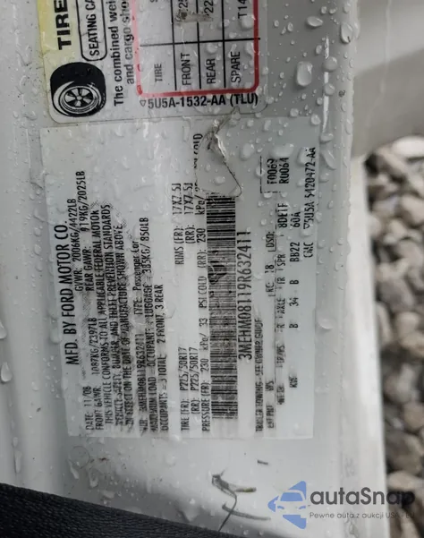 2009 Mercury Milan Premier from USA, damaged, VIN 3MEHM08119R632411